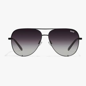 Quay Australia Gradient Black Aviator Sunglasses